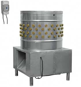 Produktbild von KuKoo Geflügelrupfmaschine – 3 PS, 60 Cm Trommel, 132 Rupffinger Aus Edelstahl – Für Hühner, Puten & Enten – Inkl. Wasseranschluss – Effizient & Robust
