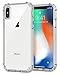 Produktbild Spigen [Crystal Shell] iPhone X Hülle, Extra Kantenschutz Schutzhülle Durchsichtige PC Rückschale + Silikon TPU Bumper Handyhülle Case (Clear Crystal) 057CS22141