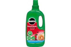 HEZVIC Miracle-Gro Liquid Rose and Shrub Plant Food 1L with a Thank You Sticker - Plant Food
