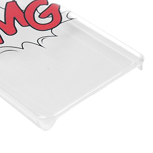 BQ Aquaris M5 Funda Cubierta - Lanveni Carcasa Rigida PC ultra delgada para BQ Aquaris M5 Transparente Protective Case Cover - Patr n OMG Dise o reviews BQ Aquaris M5 Funda Cubierta - Lanveni Carcasa Rigida PC ultra delgada para BQ Aquaris M5 Transparente Protective Case Cover - Patr n OMG Dise o