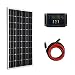 Produktbild Giosolar 100 Watt Solaranlage Basic-Starter 100W / 12V - Solar Bausatz mit Modul, Kabeln und Laderegler-- Solarset