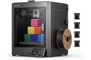ELEGOO Centauri Carbon 3D Drucker, CoreXY mit 500mm/s Druckgeschwindigkeit, Automatische Kalibrierung, 320°C Düse, Integrierte Kamera, Plug & Play, 256x256x256mm Bauraum