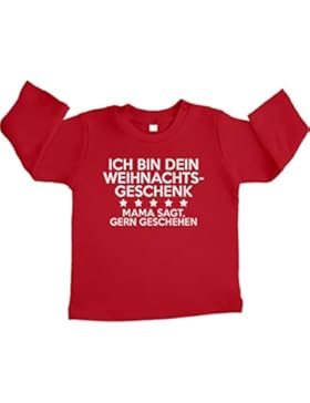 Ich Bin Dein Weihnachtsgeschenk - Geschenk für Papa Unisex Baby Langarmshirt Gr. 66-93