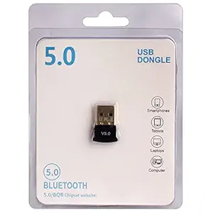 RuhZa Bluetooth Adapter for PC, USB Bluetooth Adapter 5.0 Bluetooth Dongle Bluetooth Receiver,Bluetooth ,Bluetooth CSR 5.0 USB Dongle Adapter for PC Windows10/8/7/Vista/XP/Mac OSX