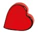 Produktbild 2 x Spardose Herz in Rot H 13 cm x B 14 cm Sparbüchse Liebe Hochzeit