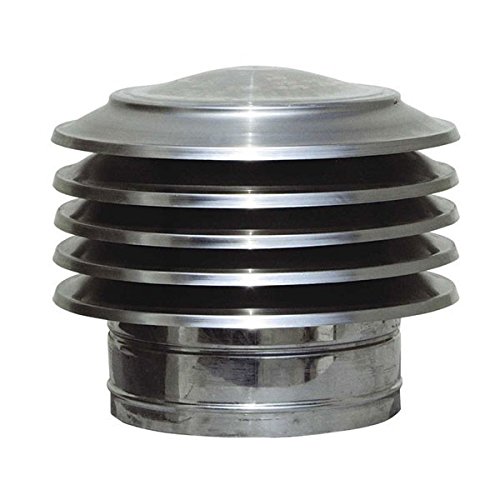 Preisvergleich Produktbild Kamin Schornstein Regenhaube, Pagode, Edelstahl, Durchmesser 80 – 300