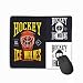 Produktbild Mouse Pad Set Isolated Hockey Banners Print Helmet Banner Goalkeeper Goalie Sport Gear Logo Sportswear Team Ice Rectangle Rubber Mousepad 11.81 X 9.84 Inch