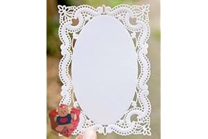 GOWXS Troqueles de corte para fabricación de tarjetas, plantillas de corte para álbumes de recortes, álbum de fotos, troqueles decorativos de papel en relieve para fabricación de tarjetas y bonito broche