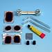 Produktbild Fahrrad Flickzeug Werkzeug SET / Fahrrad-Reparaturset, 10 teilig, F-45026