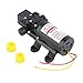 Produktbild JohnJohnsen DC 12 V 60 Watt Motor Hochdruckmembran Wasser Selbstansaugende Pumpe 4.0L / Min Wasserdichte Automatikpumpe Schwarz (Schwarz)