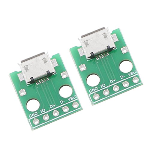 Segolike 2Pack MICRO USB to DIP 5 Pin Connector PCB Socket Converter Board DIY RS.100 (76.00% Off) - Amazon Segolike 2Pack MICRO USB to DIP 5 Pin Connector PCB Socket Converter Board DIY RS.100 (76.00% Off) - Amazon