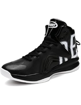 ASHION Herren Basketballschuhe Modische Schnürsenkel Atmungsaktiv Anti-Rutsche Trainingsschuhe Sportschuhe Outdoorschuhe...