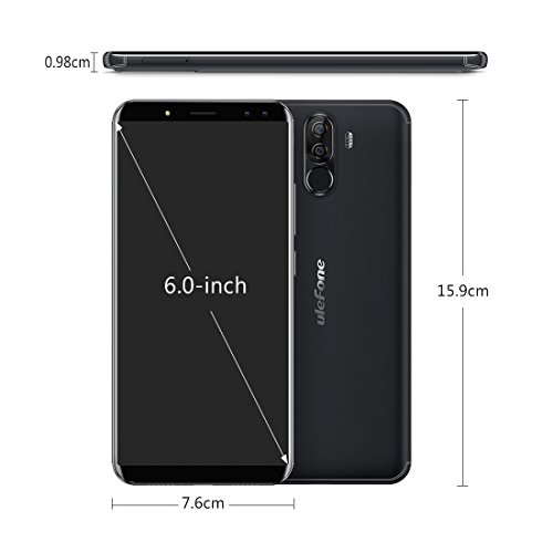 Ulefone 6350mAh Quad Kamera Smartphone, Power 3S Octa-Kern-Handy|6,0 