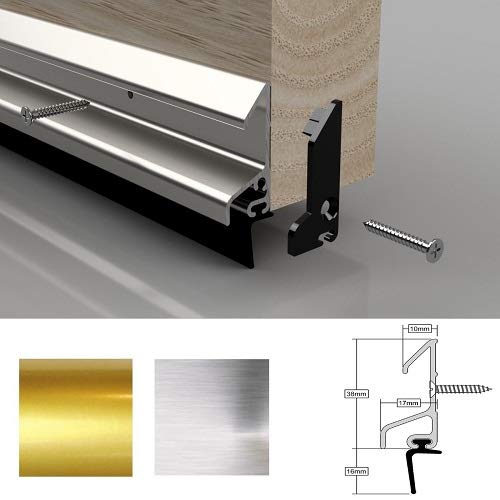 Stormguard 07sr5640914 a 914 mm XRD Deflector de lluvia con junta de goma - aluminio