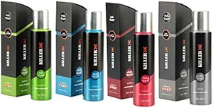 Killer Liquid Deodorant for Men, 150ml per pc, Combo Offer, Pack of 4(Wave, Marine, Ocean, Storm)