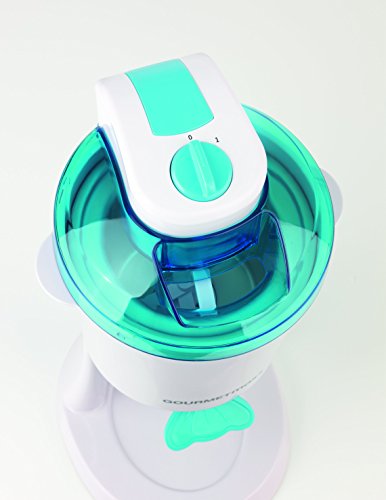 GOURMETmaxx Softeismaschine 750ml 12W blau/weiß ( Auch für Frucht-Eis, Sorbets oder Joghurt-Eis) - 6