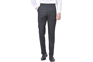 Jolliman Men’s Classic Fit High Waist Trousers Pants Lightweight Smart Formal Casual Business Office Work 32"-60"