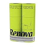  Renova 24 rollos papel higiénico coloreado - Verde