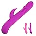 Produktbild Massage Vibrator, beheizte Teleskop-Vibrator, G Point Clitoral Massage Av Masturbation Stick Paar Erwachsene Sex Toys,Purple