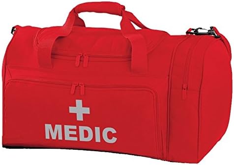 Medic Red Holdall, Carry Bag for First Responders, Ambulance , Paramedic, Medic, Doctor