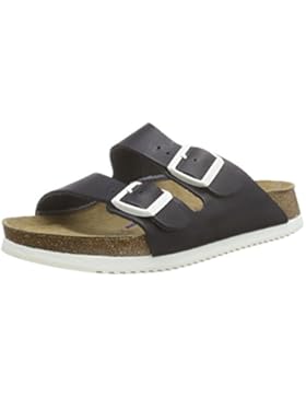BIRKENSTOCK Unisex-Erwachsene Arizona Leder Softfootbed Pantoletten
