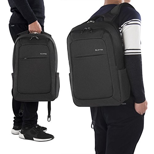 Laptop Rucksack Computer Notebook Tasche Geschäftsleute Reisen wasserdicht-schwarz - 6