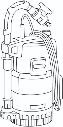 Gardena 1742-20 Regenfasspumpe Classic 4000/2 Automatic, mit Trockenlaufsicherung, Schmutz Filter, Teleskoprohr (Motorleistung: 500W, Fördermenge: 4000 l/h, Max. Druck: 2 bar, Max. Eintauchtiefe: 7 m) - 6