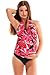 Maternity Pregnancy Tankini (1041-f2999)Red/ Black, size 12