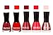 Fashion Bar Nail Polish in Mauve ,Red ,Brown,Pink,Shimmer Light Pink Shades RS.279.00