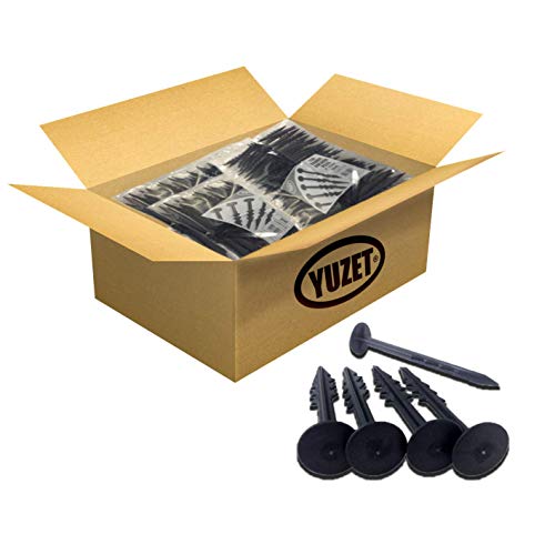 Clavijas para tela de 15,24 cm para control de maleza Yuzet ancla de fijación para el suelo