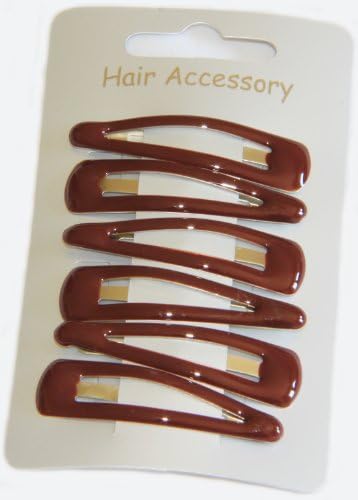 5cm Hair Sleepies Clips Accessories - School Colour Burgundy Red