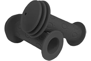 VIAUMBR 1 Paire de poignées de Guidon de vélo de Montagne en Caoutchouc Souple antidérapant pour VTT, BMX, Cruiser, Urbain, Scooter pour Enfants, Fauteuil Roulant