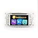 Produktbild Kunfine® Octa Core, 4 GB RAM 8,0 Android Auto-DVD-Multimedia-Player Autoradio Autoradio für Ford Focus Mondeo 2007 2008 2009 2010 2011 2007–2010 s-max TransitConnect 2008–2010)-Lenkrad mit Bluetooth 3 G WiFi mit 8 G SD-Karte