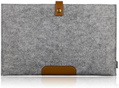 YANX High quality Wool felt 11.6/13.3/15.4 Inch Slim Lightweight Laptop Carrying Case Protector Bag Sleeve , gray , 13.3 inches