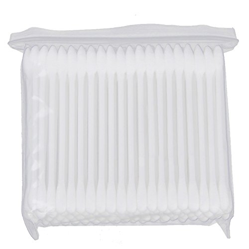 TOOGOO(R) Cosmetic Makeup Dual Tip Cotton Buds Swabs Pack of Approx.100Pcs White