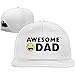 Produktbild Liz Colclough Awesome Dad Snapback Unisex Adjustable Flat Bill Visor Dad Hat