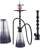 AMY Starfox Klick II - 85 cm - black - RS Black Powder | Shisha Wasserpfeife