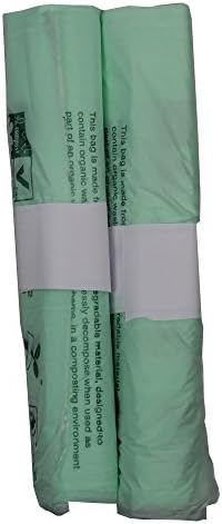 52x Small Kitchen Caddy Liners (2 rolls of 26 bags) - Compostable Bags for Kitchen Caddies (EN13432)