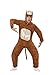 Produktbild Smiffys, Unisex Affen Kostüm, Jumpsuit mit Kapuze, Größe: L, 31677