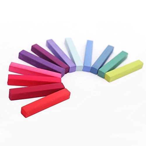 Haar-Kreide,ungiftige,waschbare,temporäre Haarfarbe,Pastel Haar Kreide Set Farben ungiftig temporäre Soft Pastel Haar Kreide Haar Farbe Dye Kreide Bausatz Haarfärbemittel Farbe Weiche Pastelle - 3