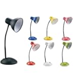 Lampada Scrivania Virone FUPI - Braccio Flessibile, Attacco E27 Max 10W, Cavo 1m, Rosso - Foto 8