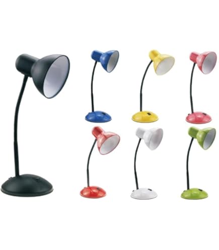 Lampada Da Scrivania PISA In Metallo - Portalampada E27 Per Ufficio E Studio (Rosa) - Foto 5