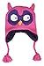 Mountain Warehouse Owl Kids Winter Stalker Fleece Lined Ski Mountain Knitted Hat Wooly Wool Warm Bright Pink