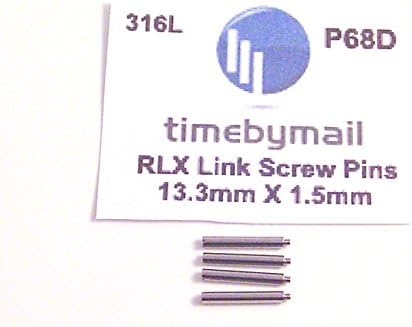 Watch Screw LINK PINS For ROLEX Stainless Steel Strap Bracelet Band Spare Parts (13.3mm X 1.5mm)