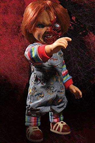 Mezco Child'S Play 3: Chucky Talking Doll Pizza Face Version Standard