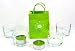 Produktbild Maxi Teelicht Gläser aus Klarglas 4-er Set von Villaverde plus Geschenktasche von Pulsar