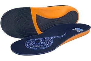 ACTIV8 WELLBEING Running Sports Insoles. TPU Base Ideal for High Impact Sports and Activity. Arch Support for Men & Women. Plantar Fasciitis Relief. (M 7-8.5)