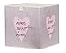 Produktbild Inter Trade Corporation Alfa 1 Aufbewahrungsbox, Stoff, Natur/pink, 32 x 32 x 32 cm