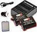Produktbild Set 6in1 für Gopro Hero4 mit 2x LOOKit Akku AHDBT-401 + Dual Ladegerät + 2x Akkuschutzbox + USB KFZ Adapter + USB Ladekabel + für GoPro Hero 4 Black / GoPro Hero 4 Silver Hero4 [ersetzt: AHDBT-401] Li-Ion - LOOKit 6in1 Set für GoPro Hero4