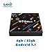 Produktbild H96 Max 4gb / 32gb Penta Core Android 7.1 RK3328 Home Cinema TV and Video Smart T V Media Client 4K Bluetooth 4.0 USB 3.0 Smart TV Streaming Client